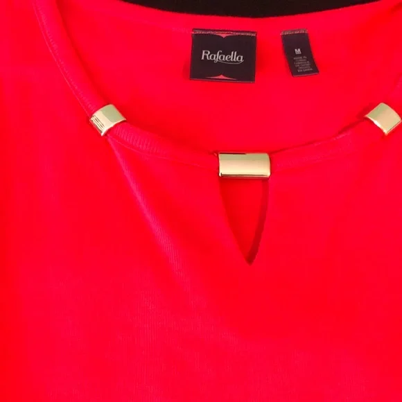 🌹Rafaella Vibrant Red Sleeveless Mini Dress-Size Medium🌹 - Picture 3 of 4